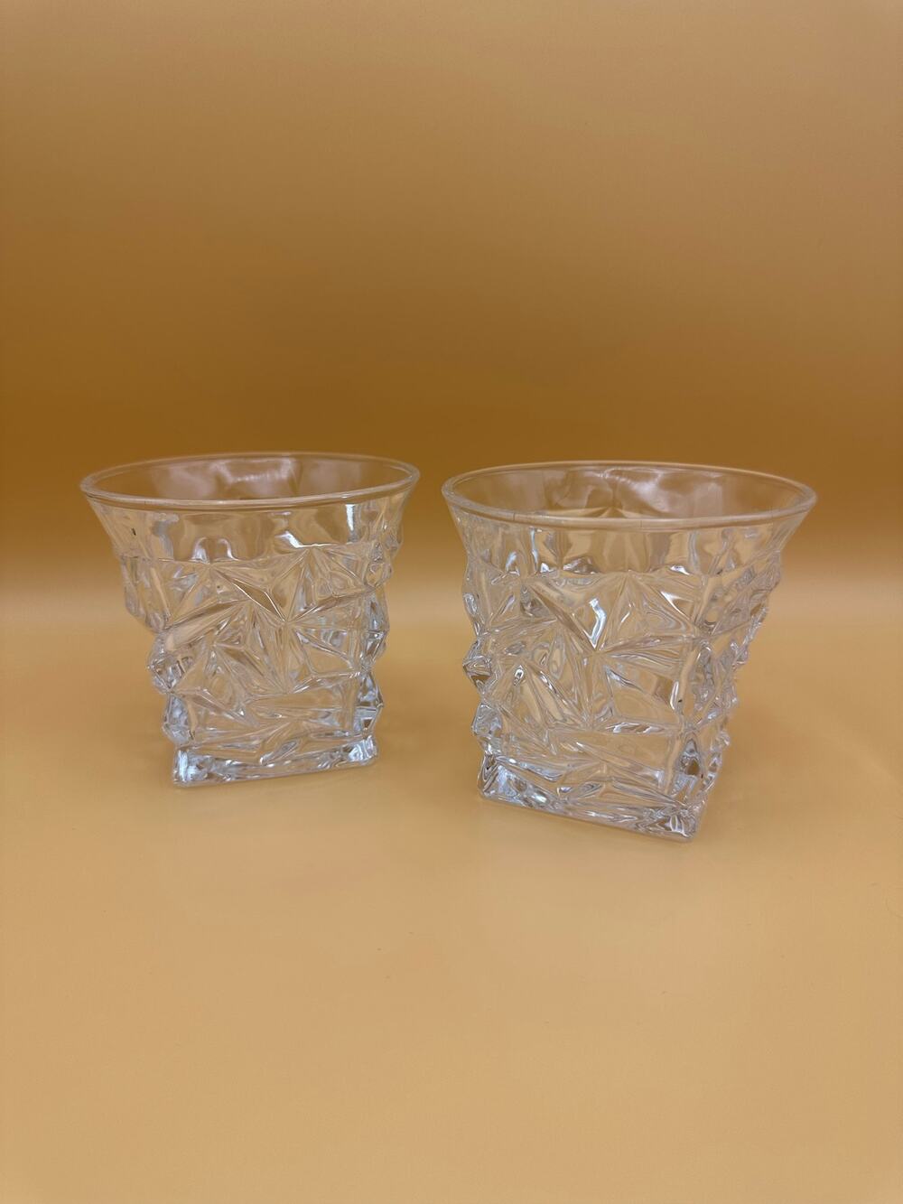 Whiskey Old Fashioned Glasses, On the Rocks, Barware, set of 2